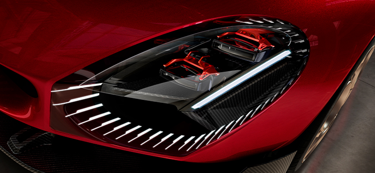 High-tech headlights jewels