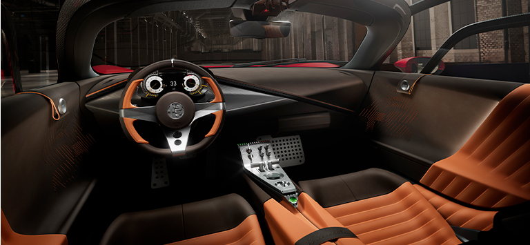 Un abitacolo accogliente e luminoso