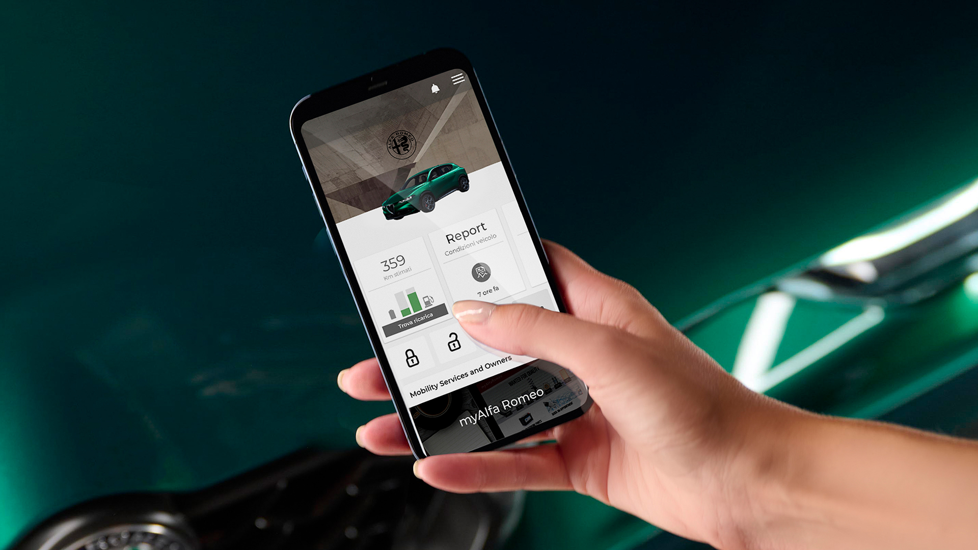 Servizi per un’auto sempre connessa – Alfa Romeo