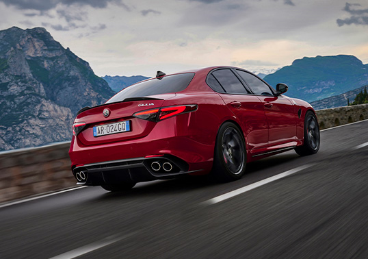 Alfa Romeo Giulia Quadrifoglio - Dettaglio Fari Posteriori