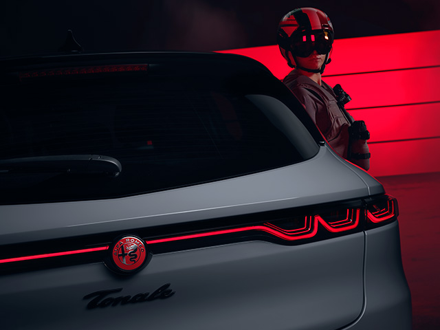 Logo Alfa Romeo rosso